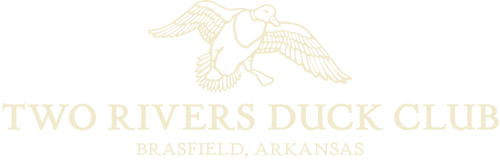 Two Rivers Duck club Logo. Two Rivers Duck Club is in the heart of Arkansas Duck Country featuring legendary flooded green timber duck hunting in Eastern Arkansas. 